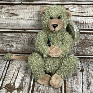 Vtg Coca-Cola International Bean Bag Baboon Plush Brown Collectible 1999 NWT